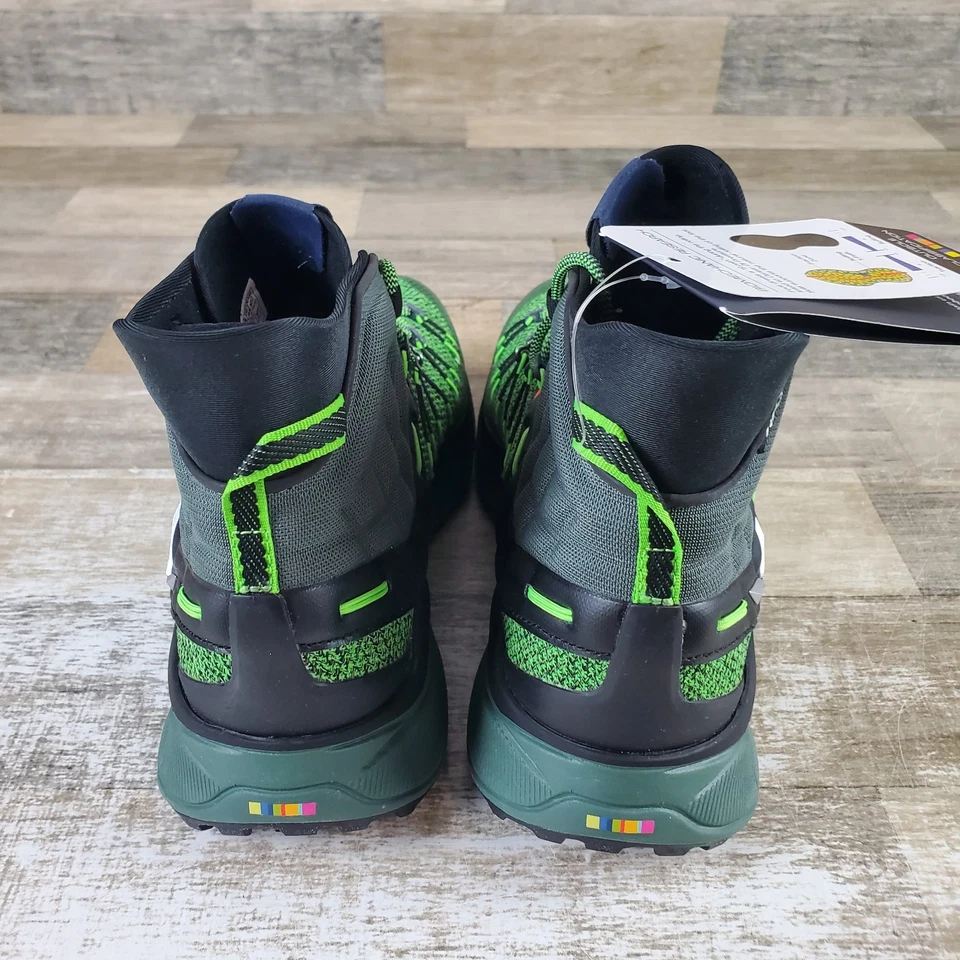 Salewa Dropline Mens Hiking Boots Sz 8.5 Raw Green Pale Frog Lace Up Waterproof - Image 3 of 4