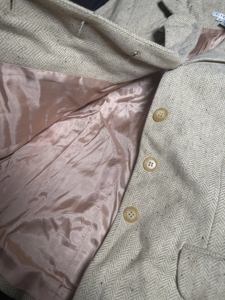 Blazer forrado para mujer Chaus 100 % pura lana de cordero talla 6 Foto 4 de 4