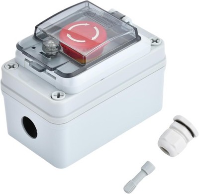 Emergency Stop Button Box 660V 10A IP67 Waterproof Emergency Shutdown Box IP67
