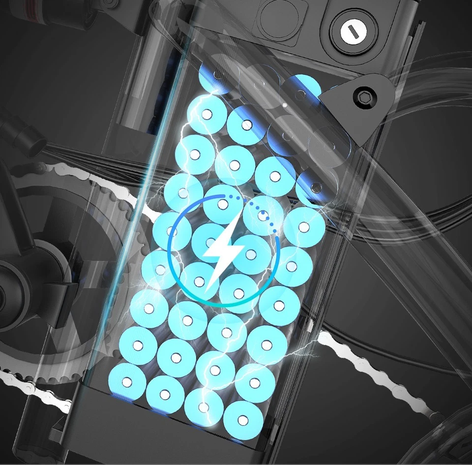 1500W Folding Electric Bike 48V 10AH Large Removable Battery E-Bike 30MPH US - Image 3 of 4