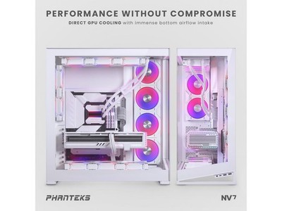 NV7, Showcase Full-Tower Chassis, High Airflow Performance, Integrated Phanteks