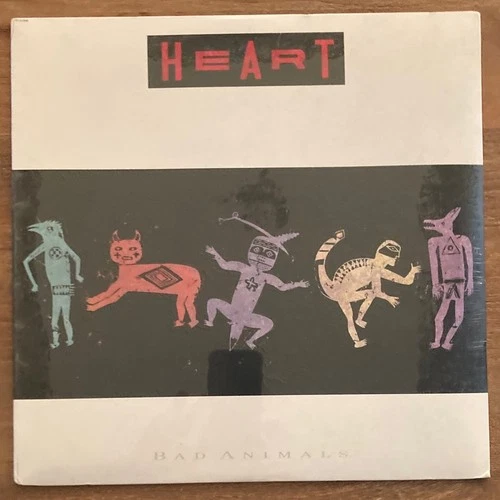 HEART  Bad Animals  LP album from 1987  STILL SEALED