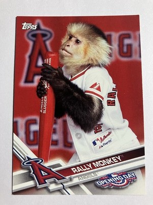 Rally Monkey 2017 Topps Opening Day Mascot #M-3 LA Angels