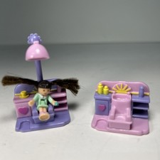 Polly Pocket Vintage 1995 Comb 'n Curl Salon Bluebird Toys