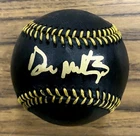 Don Mattingly Signed Black And Gold Baseball Beckett New York Yankees