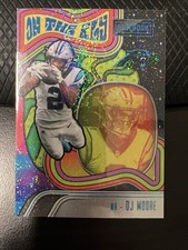 2022 Panini Playbook #OTF-9 DJ Moore On The Fly Case Hit