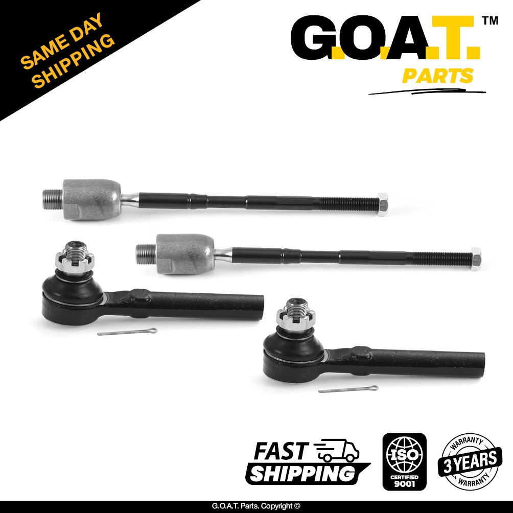 Inner&Outer Tie Rod Ends for 2010-2022 Toyota 4Runner 2010-2014 FJ Cruiser