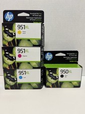4-pack Hp Genuine 950xl Black 951xl Color Ink Sealed Boxes 2026 Nib 4-pack Hp Genuine 950xl Black 951xl Color Ink Sealed Boxes 2026 Nib