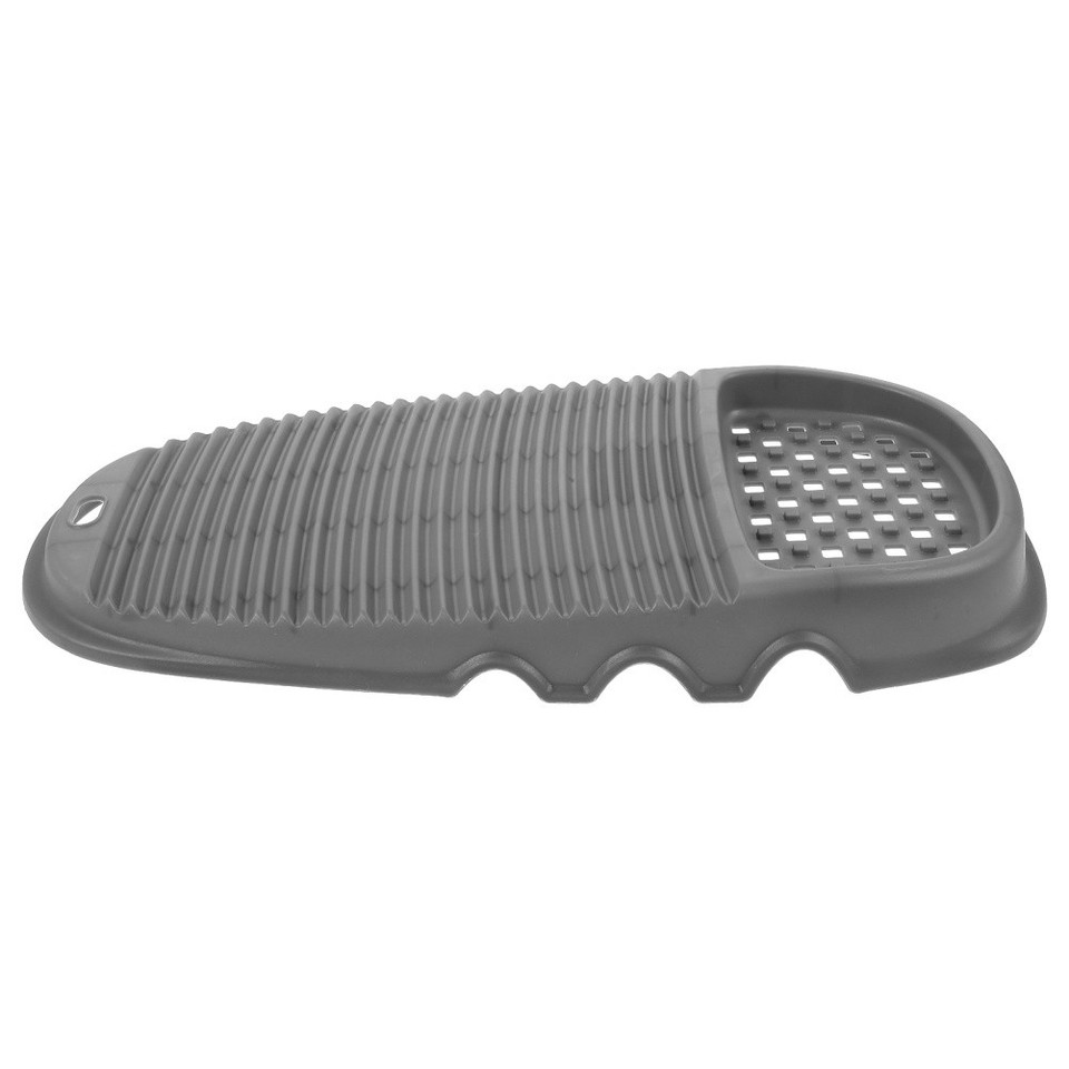 NUZAMAS Mini Waschbrett Blau - Rutschfestes Handwaschbrett 31x16 Cm Aus Kunststoff