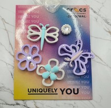 Crocs Butterfly Flower Cutout Jibbitz Charms