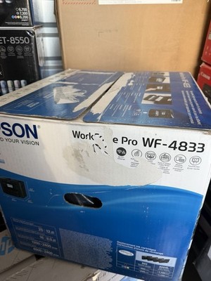 Epson WorkForce Pro WF-4833 HighSpeed Inkjet Printer/Scanner/Fax UNopened UNused