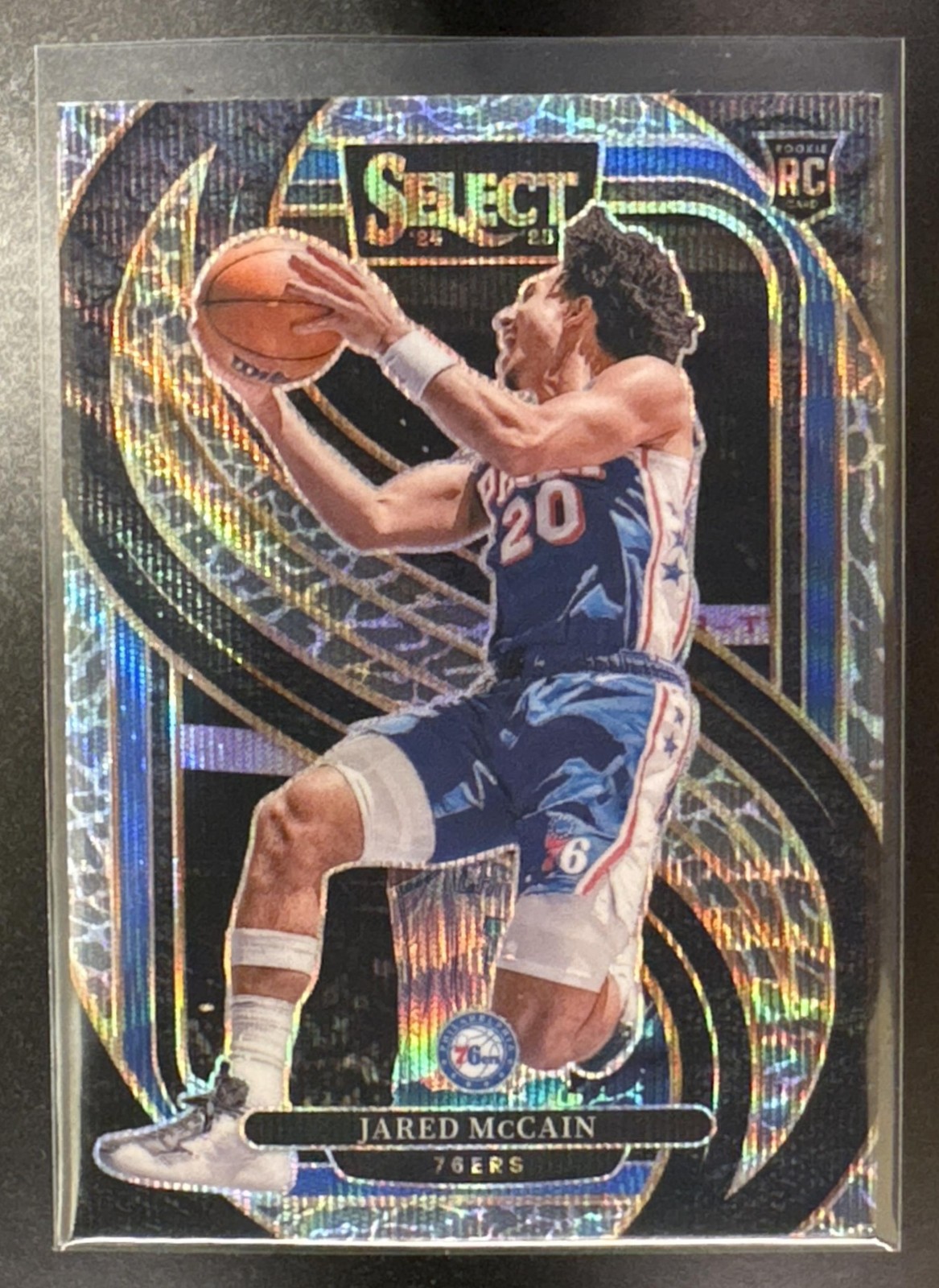 2024-25 Panini Select Jared McCain #184 Premier Elephant Rookie RC SSP 76ers