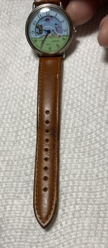 RARE Vintage Disney Winnie the Pooh Watch Blue Cloud Second Hand Pooh & Friends - Picture 5 of 12