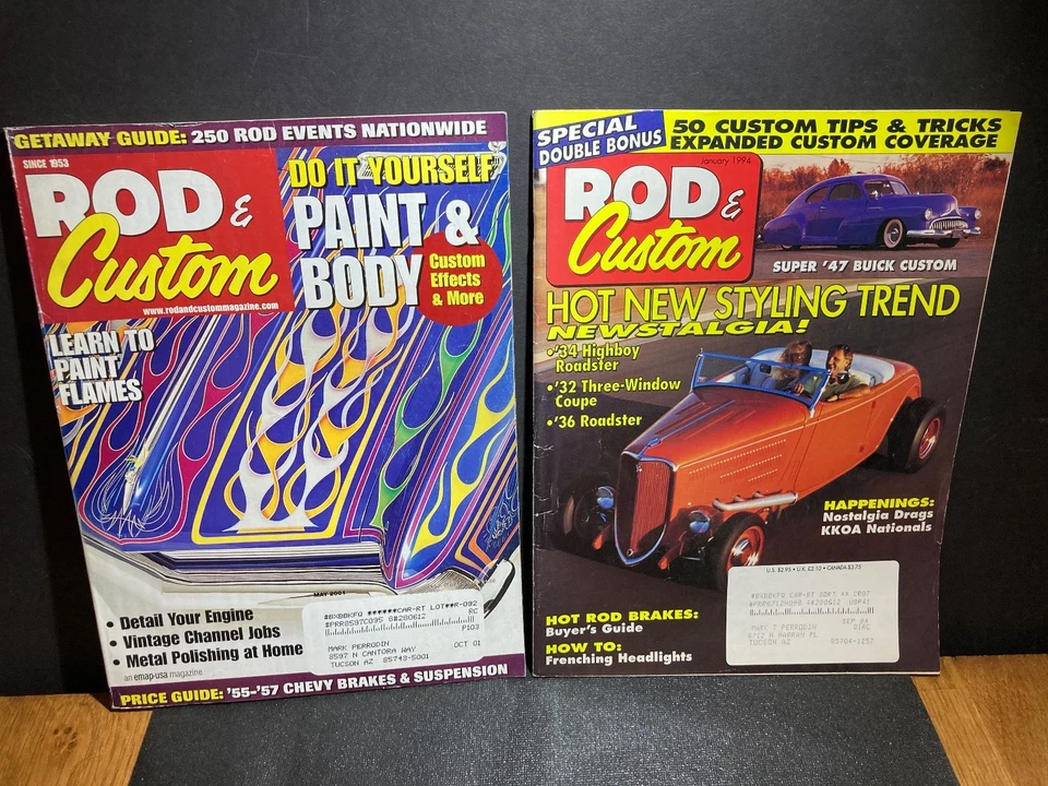 ROD & CUSTOM MAGAZINE LOT (12) 1990-1993-1997-2001-2003-2010 See Pictures - Image 3 of 4