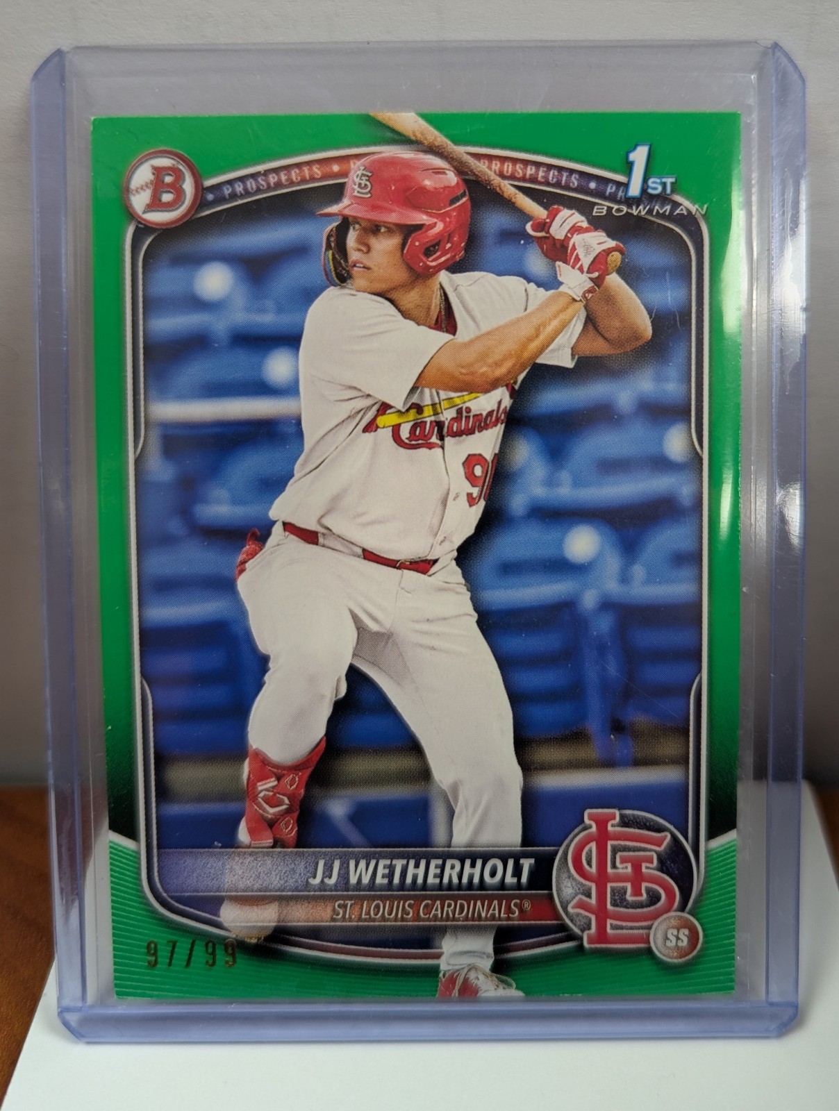 2025 Bowman 1st JJ Wetherholt True Green /99