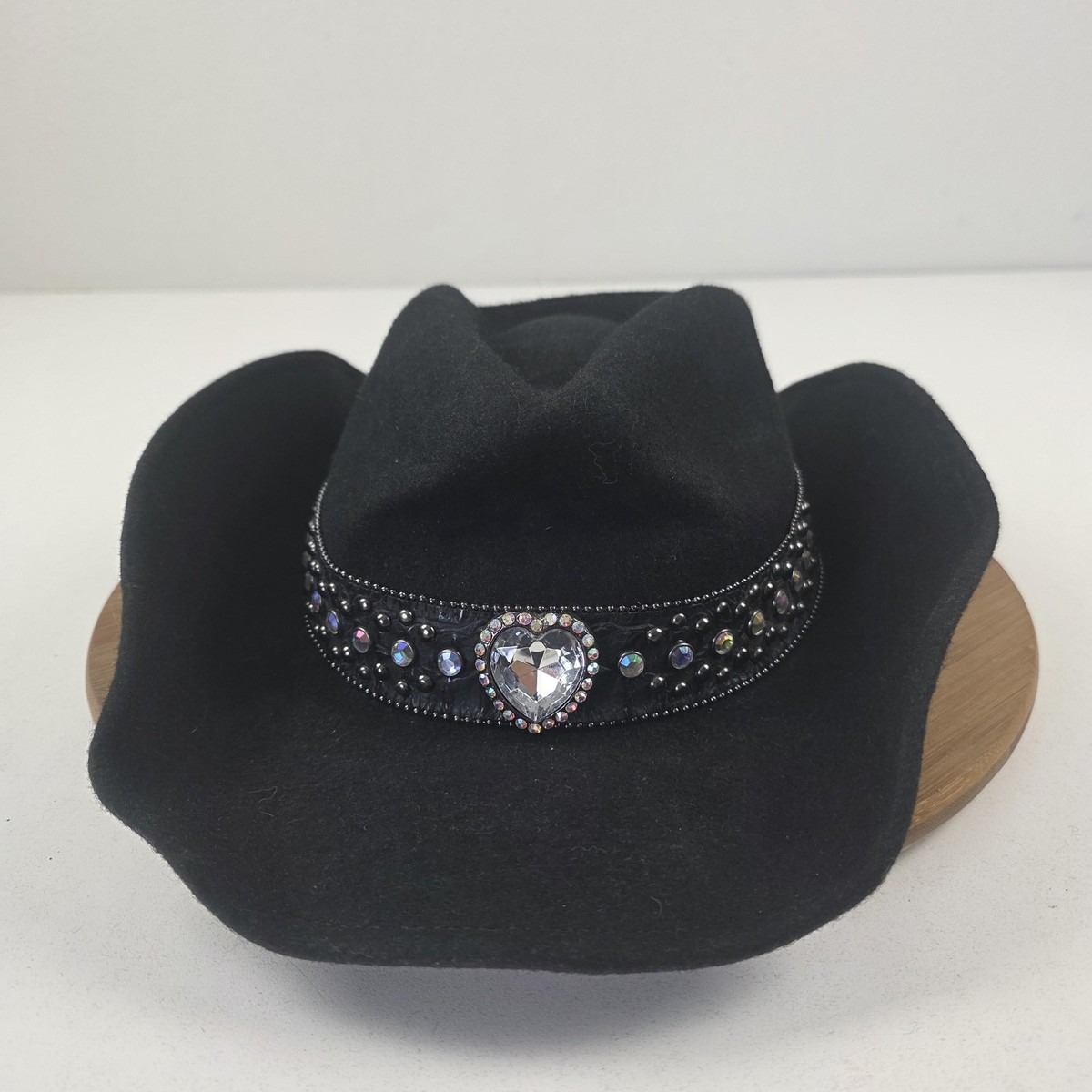 Peter Grimm Hat Cowboy Fitted Womens One Size Black  display picture 1