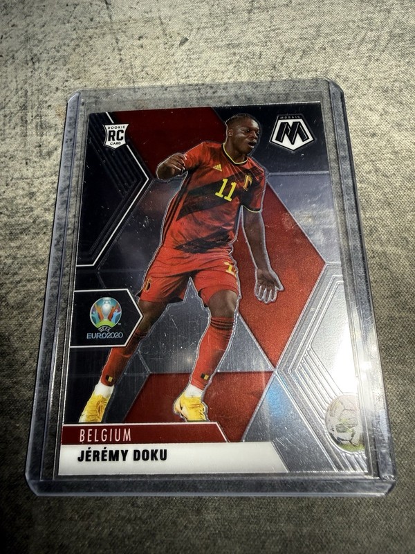2021 Panini Mosaic UEFA EURO 2020 #11 Jeremy Doku Rookie Belgium
