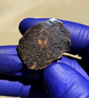 NWA 14922 Mesosiderite Meteorite 3.790g Part Slice Rare Stony-Iron w/ COA — photo 6