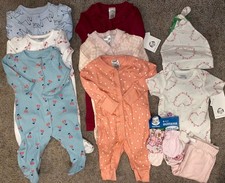 NWT/NWOT Girl  s Child of Mine/Gerber Clothing 13pc Lot, Size 0/3M