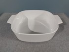 CORNING WARE WHITE A-2-B (2 Liter) Casserole Dish w/ Pyrex A9C Lid — photo 8