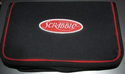 Scrabble Travel Size Game Folio Edition In Zippered Case Complete 100 Pieces