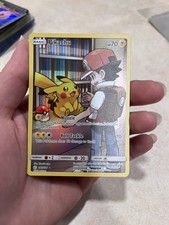 Pokémon Pikachu TCG Allenatore Gallerie Holo Card 241/236 Segreto Sm-Eclissi Cosmica