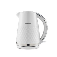 Image of Morphy Richards Kettle 1.5L Jug Hive, White, 3KW, Rapid Boil, Cord Tidy, 108274