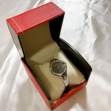 Michel Klein Analog Quartz Women I'Ll Put On The Case. Round Watch Stainless Ste