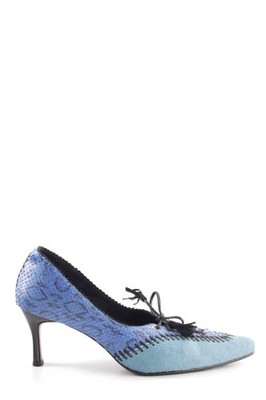 BELLINI Spitz-Pumps Damen Pumps Gr. DE 41 blau-türkis extravaganter Stil