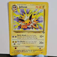 jolteon pokemon card value 4/64 - 20/64 - Rare - Jungle - 1st edition the trusted official grading guarantees its condition Jolteon Cards | Dex -