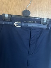 Zara Hose Gr.38 mit Gürtel, dunkelblau 