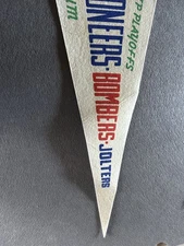 Rare Vintage 1973 Roller Derby Championship Pennant Shea Stadium 4 Teams
