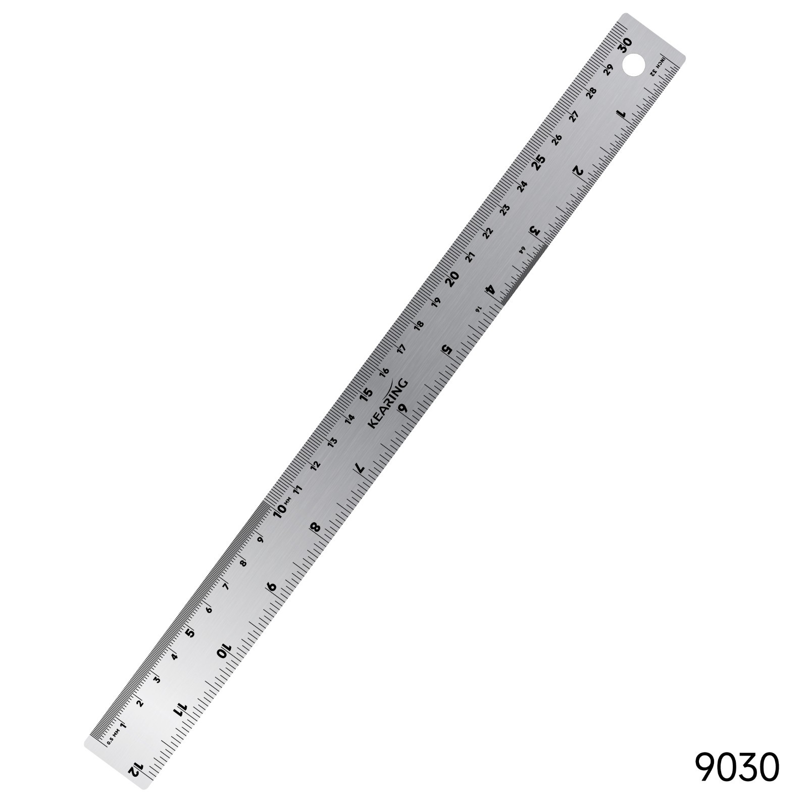 Stainless Steel Ruler with Both Imperial and Metric Markings – Assorted Sizes