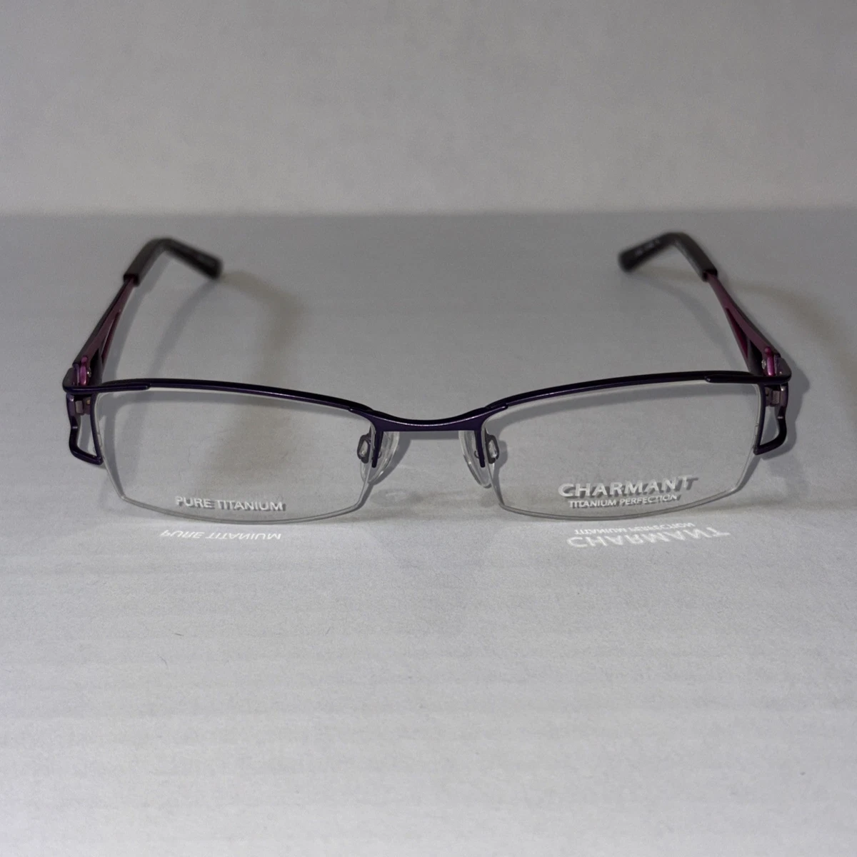 Charmant Titanium Purple Eyeglass Frames for sale | eBay display picture 2