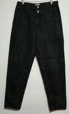 VTG 90s GUESS Pascal 075 Black Denim Jeans Men's Size 34 Loose Tapered Fit USA