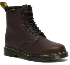 Dr. Martens 1460 Pascal Warmwair Valor Wp Leather Ankle Boots Brown Mens Size 10