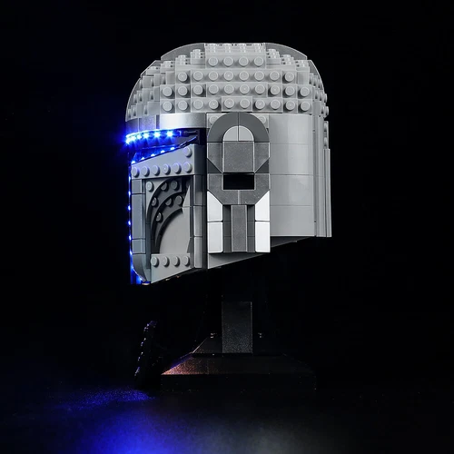 LED Licht Kit für Lego 75328 The Mandalorianer Helm Beleuchtungs Lichter - Bild 12 von 19