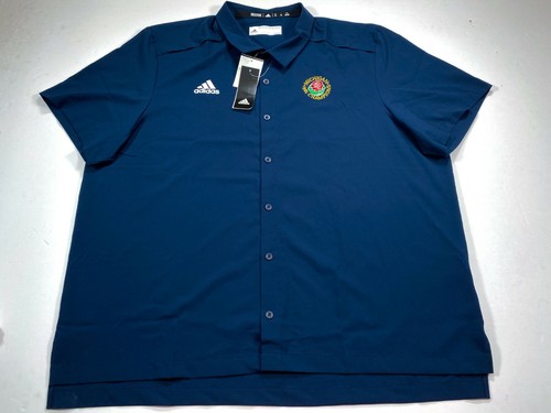 adidas game mode full button polo
