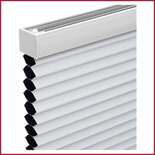 Cordless Blackout Cellular Shade White Honeycomb 40" Width 72" Height CEL40WT72C