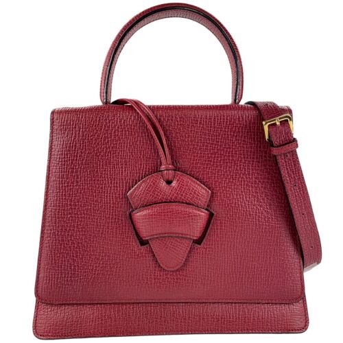 LOEWE Barcelona 2WAY Handtasche Leder Wildleder Rot 1754 - Bild 2 von 24