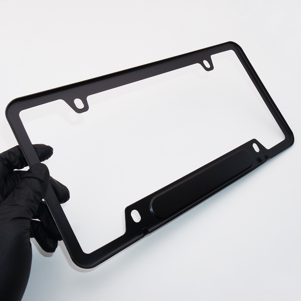 for-subaru-brand-new-license-frame-plate-cover-stainless-steel-black