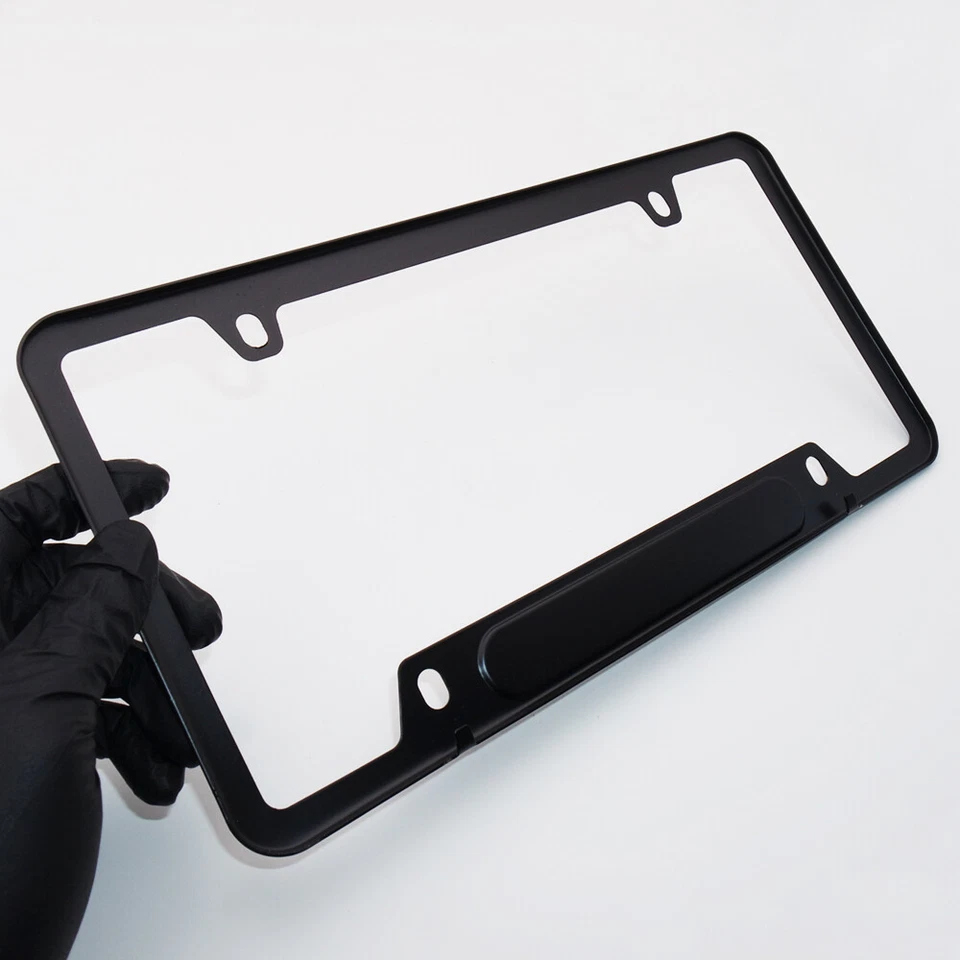 Subaru STI Tecnica INTERNATIONAL License Frame Plate Cover Stainless Steel - Image 4 of 4