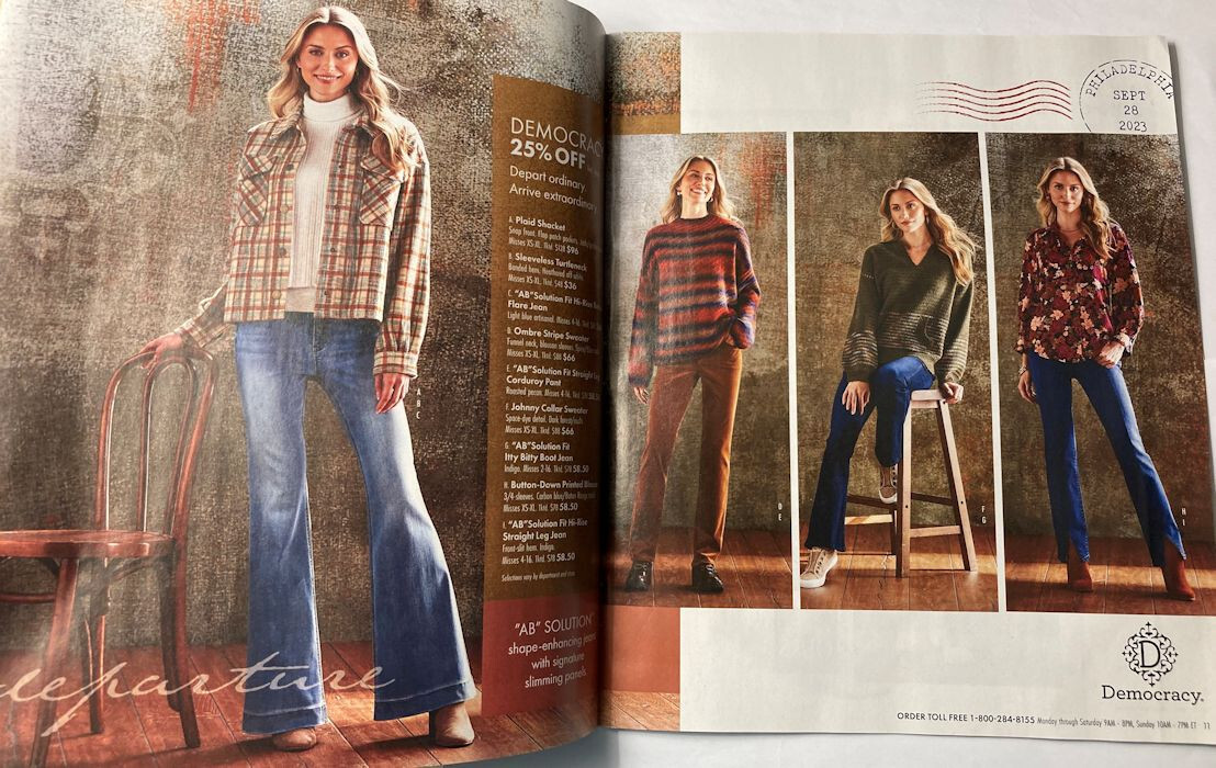 Boscov's Clothing Women Fashion 2023 Catalog Fall Autumn Shirts Pants