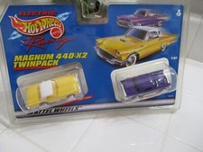 Hot Wheels Magnum 440-X2 Twinpack 57 T-Bird 57 Chevy #36937