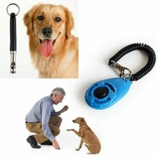 Dog Clicker - Whistle Pet Dogs Puppy Trainer-Clicker Training Obedience Tool 