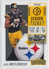 2018 Panini Contenders Football JuJu Smith-Schuster #18 Pittsburgh Steelers