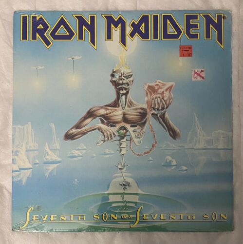 LP Disco de Vinilo Original de EE. UU. SELLADO Iron Maiden Seventh Son - Imagen 1 de 3