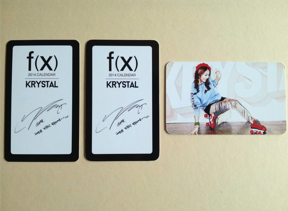 FX F(X) Photo Card PHOTOCARD - Krystal ( 3 types / fan-made