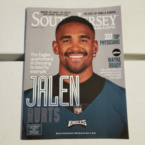 JALEN HURTS South Jersey Magazine September 2021 Philadelphia Eagles NR MT - Picture 1 of 2