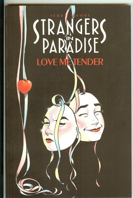 Strangers in Paradise SC Vol 04 Love Me Tender Terry Moore Art TPB New 1997